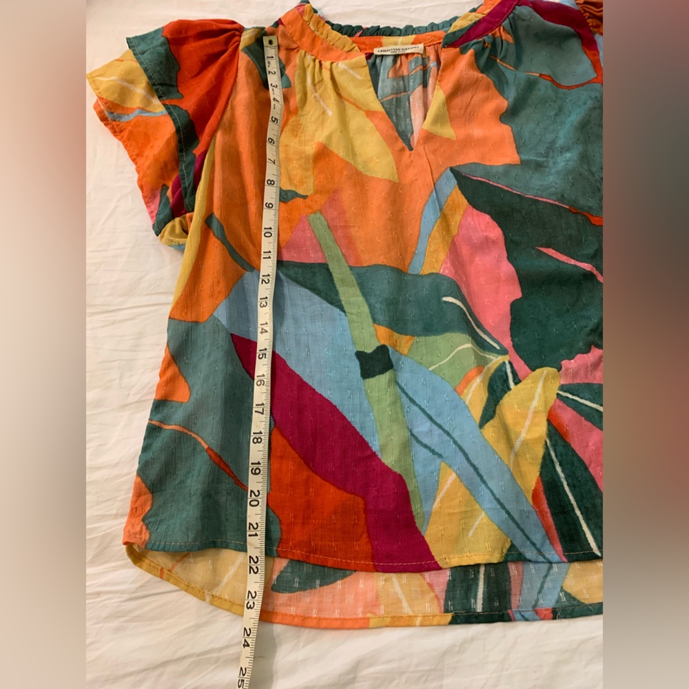 Christian Siriano Multicolor Abstract Blouse - Picture 6 of 6